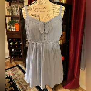 Torrid Striped Bow Babydoll Tank Top